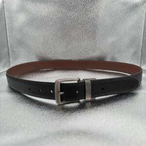 NWOT Dickies Reversible Leather Belt Black/Brown 1-1/4” Wide Men’s Size 40